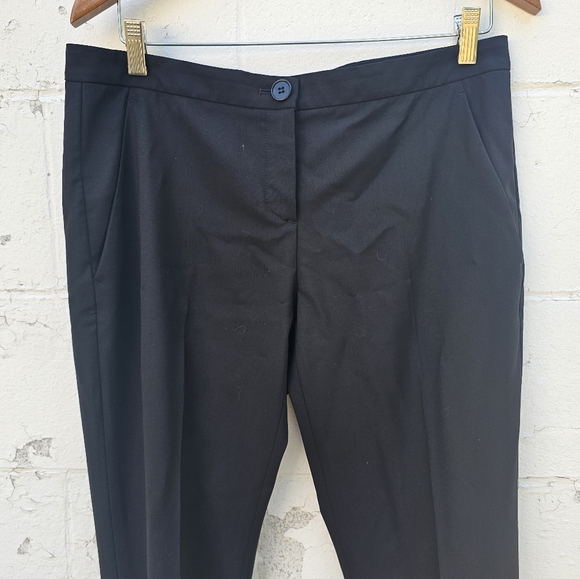 Theory slacks wool women size 10 blackmade in usa - Picture 2 of 5
